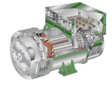 龙门镇发电机内部结构图